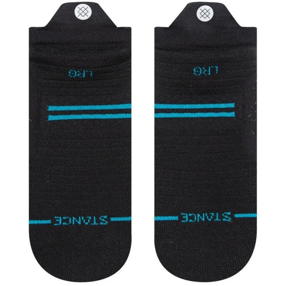 STANCE PERFORMANCE MID CUSHION FRESHTEK ATHLETIC SOCKS BLACK UNISEX MEDIUM NWT